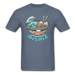 Oishii Desu! Ramen Ocean Unisex T-Shirt - denim
