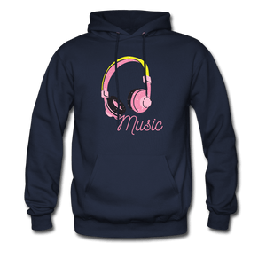 Music Is My Soul Hoodie - navy