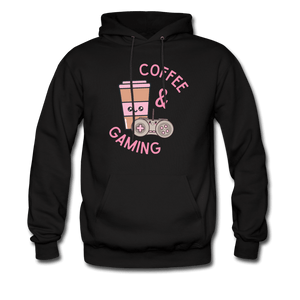 Coffee and Gaming Hoodie - black