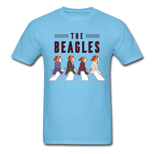 The Beagles Unisex T-Shirt - aquatic blue