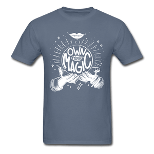 Own Your Magic Crystal Ball Unisex T-Shirt - denim