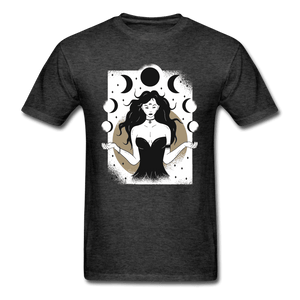 Black Moon Sorceress Unisex T-Shirt - heather black