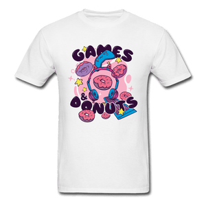 Games and Donuts Sweet Life Unisex T-Shirt - white