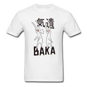 BAKA Slapping Rabbit Unisex T-Shirt - white