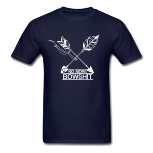 No More Bowshit Archer Ranger Unisex T-Shirt - navy