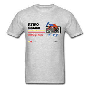 Retro Gamer Gaming 4Ever Gamer Shirt - heather gray