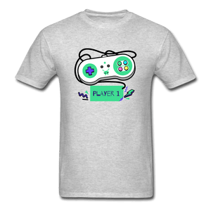 Player One Controller Gamer Shirt - heather gray