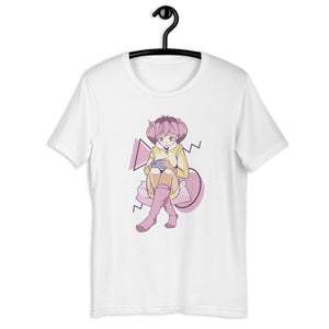 Pink Anime Girl Mobile Gaming Gamer T-Shirt - PlayWhatever