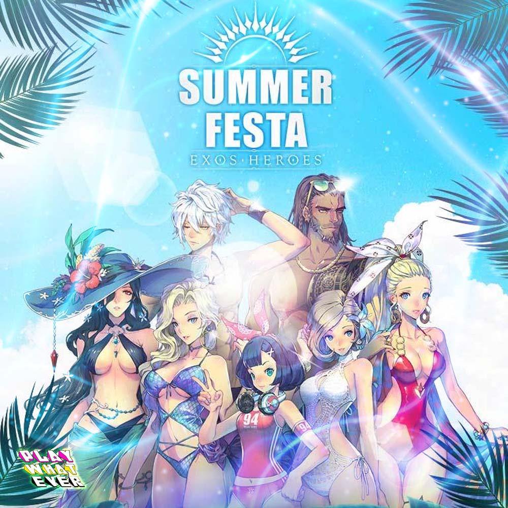 Exos Heroes Summer Festa Exclusive Weapon - Which to Choose? - PlayWhatever