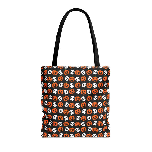 Skulls and Pumpkins Tote Bag