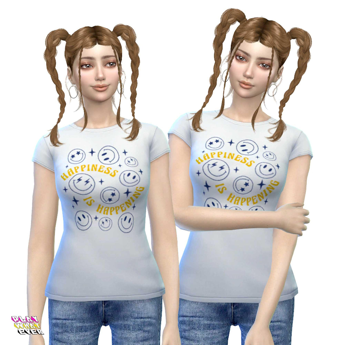Happiness is Happening Sims 4 CC - PlayWhatever
