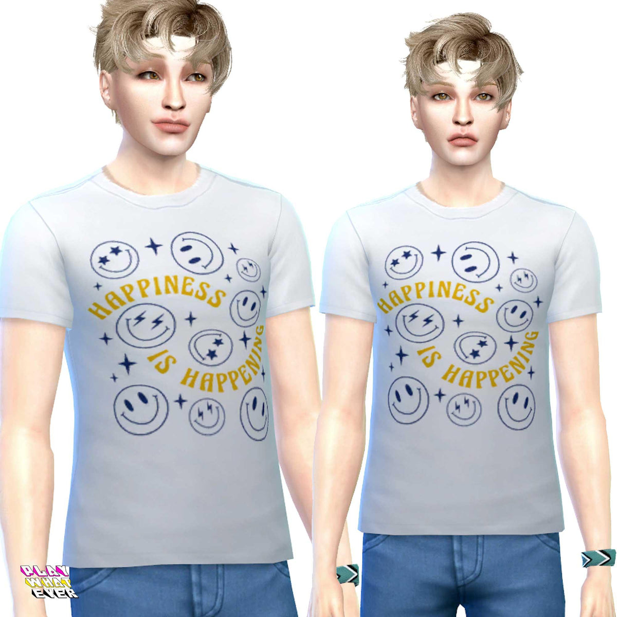 Happiness is Happening Sims 4 CC - PlayWhatever