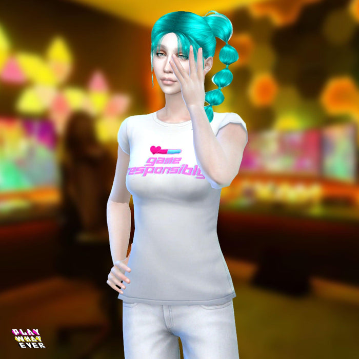 Sims 4 CC Game Responsibly Unisex Comfy Classic T-Shirt