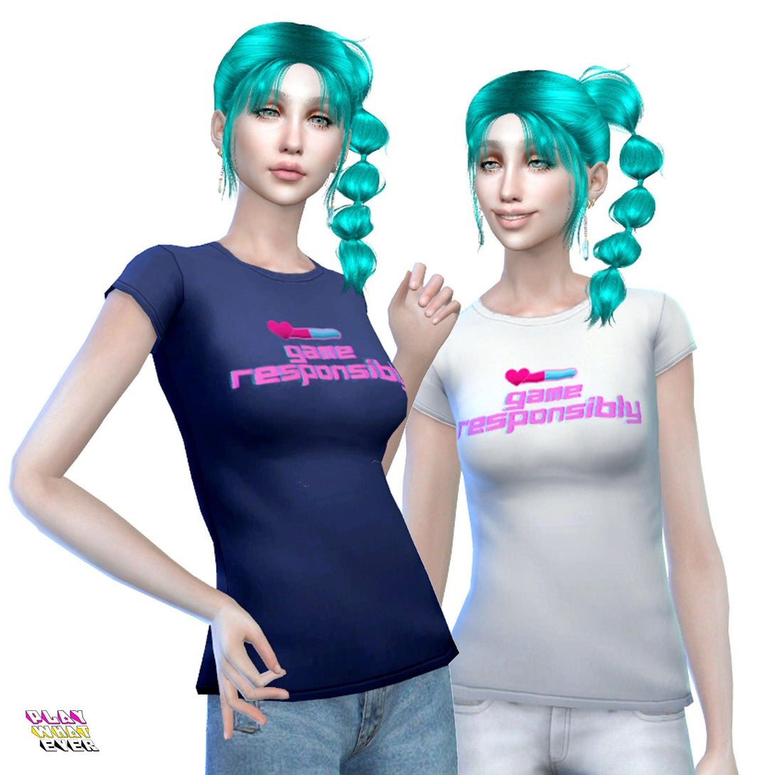 Sims 4 CC Game Responsibly Unisex Comfy Classic T-Shirt - PlayWhatever