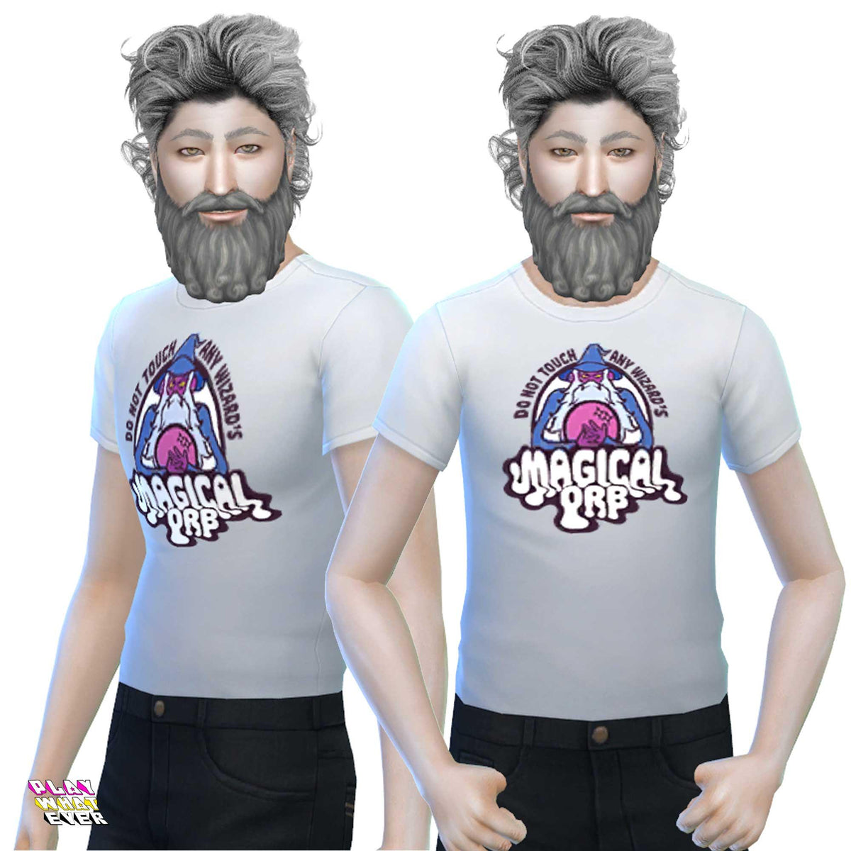 Sims 4 CC Wizard Orb T-Shirt - PlayWhatever