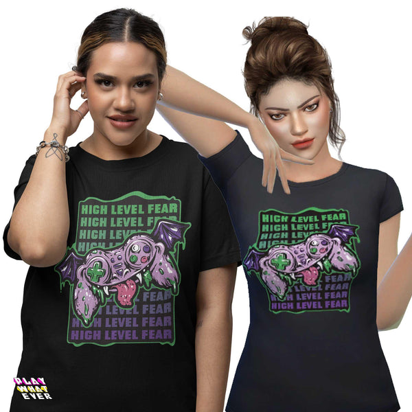 Sims 4 CC High Level Fear Zombie Bat Controller Shirt