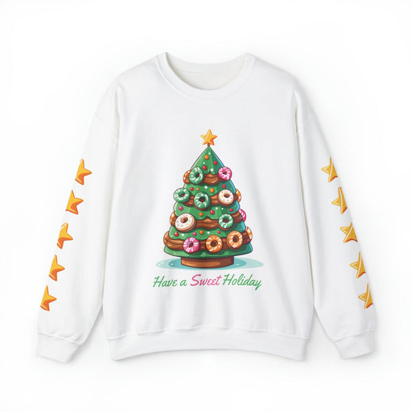 Donut Christmas Tree Holiday Sweatshirt
