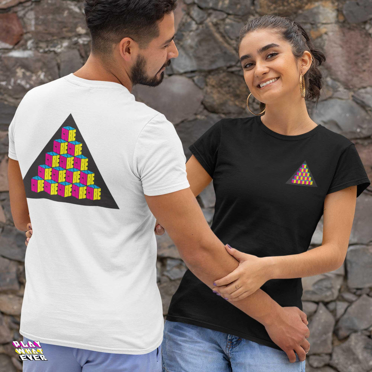 Cube Unisex T-Shirt - PlayWhatever