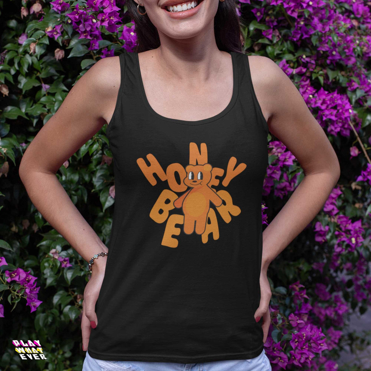 Honey Bear Women’s Tank Top - PlayWhatever