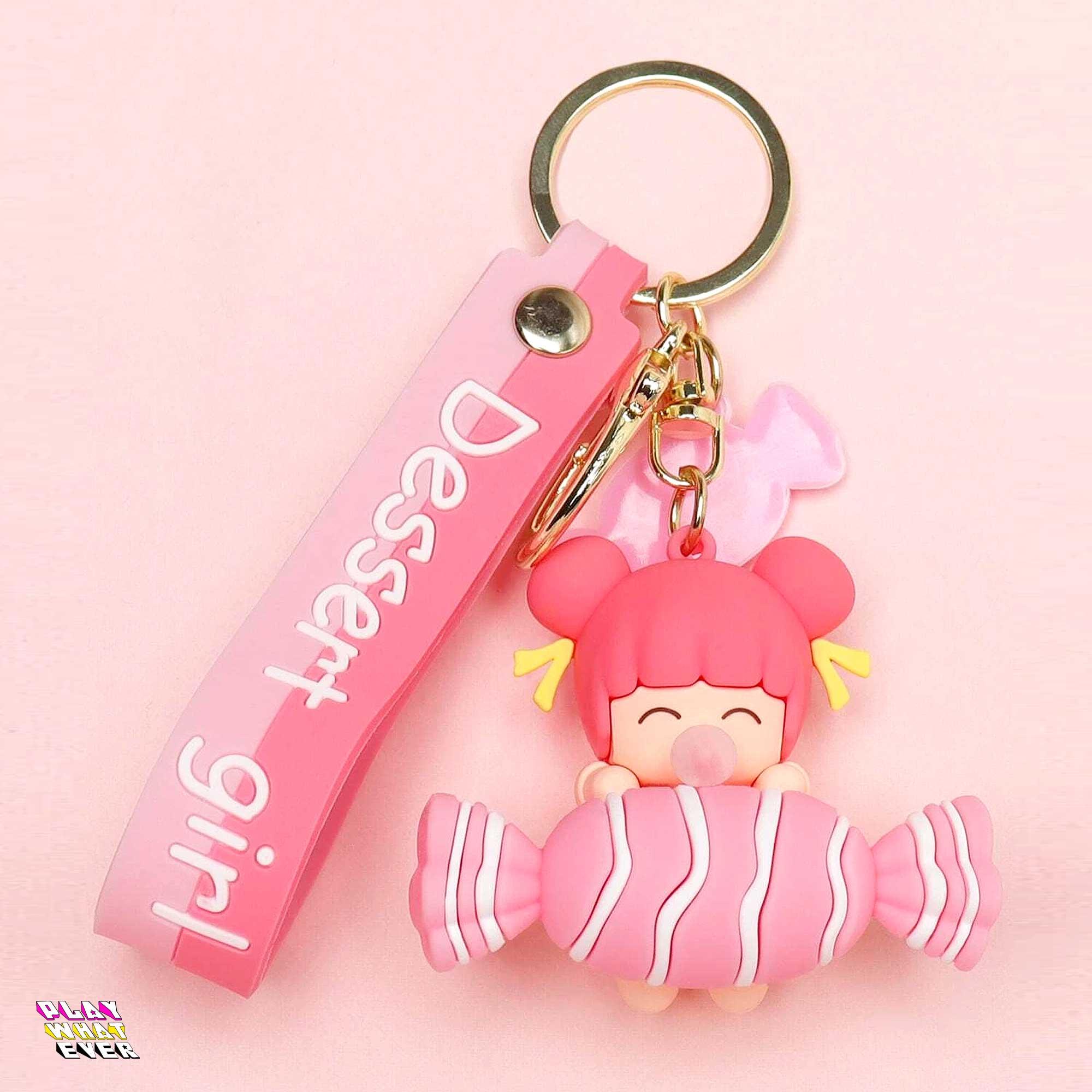 Sweet Keychains Candy Girl Loves Sweets Kawaii Keychain