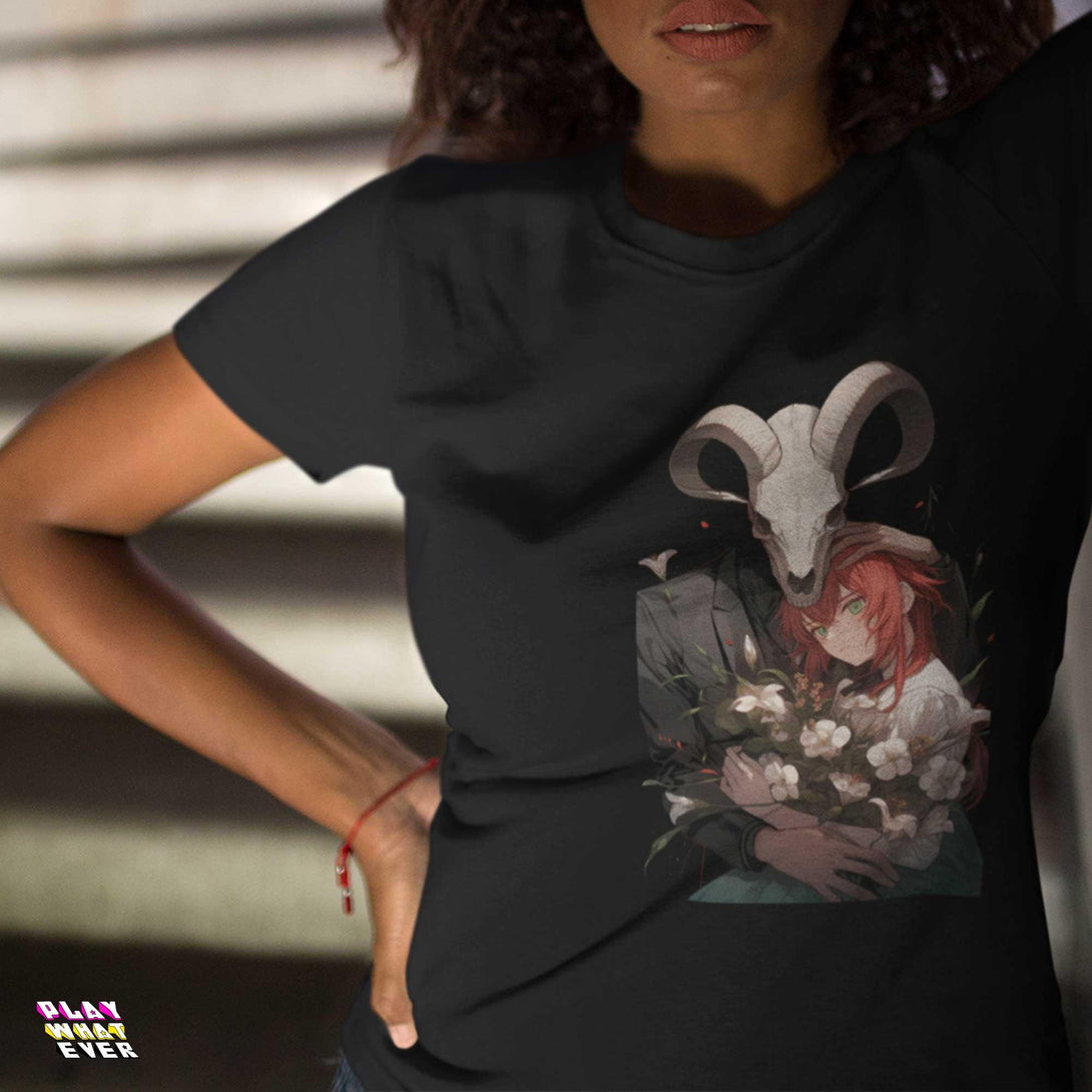 Magus Bride Anime Goth Couple Unisex T-Shirt - PlayWhatever