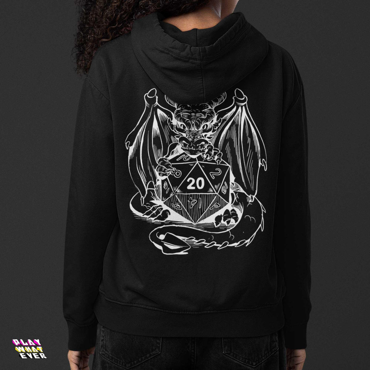 Dragon Roll Spell Unisex Long Sleeve Hoodie - PlayWhatever