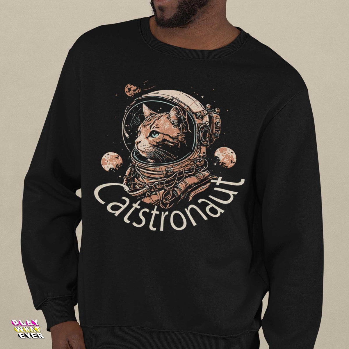 Catstronaunt Cool Cat Unisex Sweatshirt