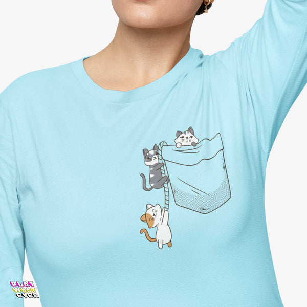 It's a Cat Climb Long Sleeve T-Shirt