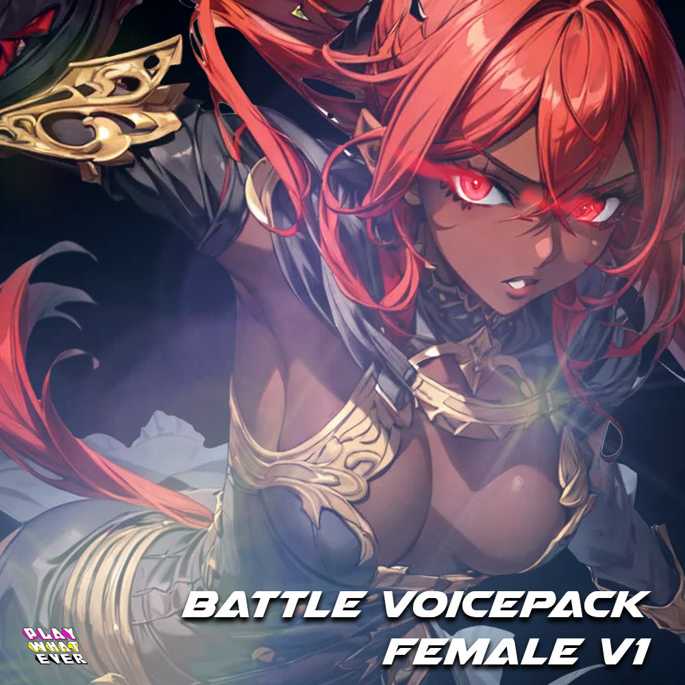 Female Battle Voicepack – 22 Game-Ready Voice Lines (WAV + OGG)