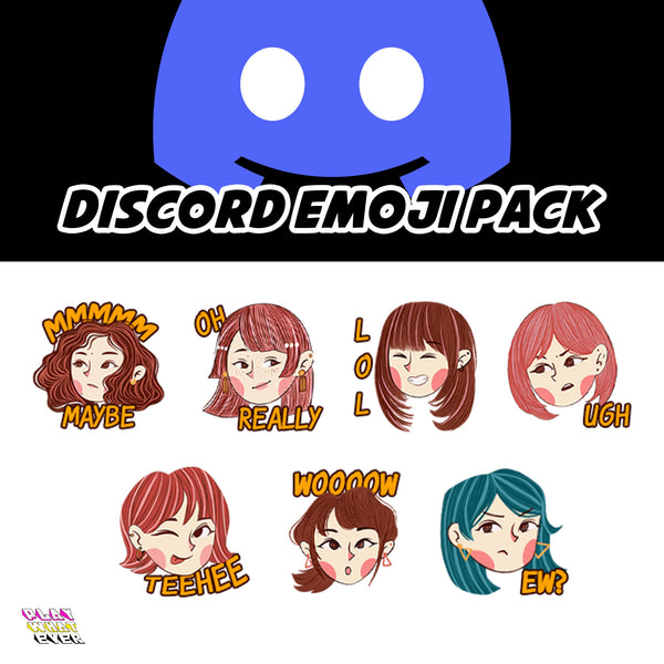 Girlfriends Girl Discord Emoji Pack