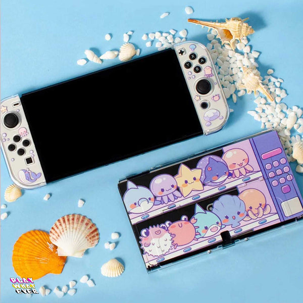 Kawaii Sea Plushie Vending Machine Nintendo Switch Case