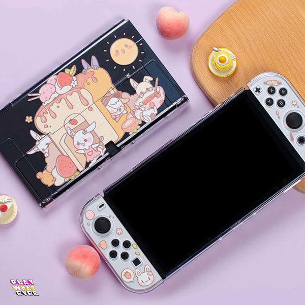 Rabbit Pastry Forest Cute Nintendo Switch Case