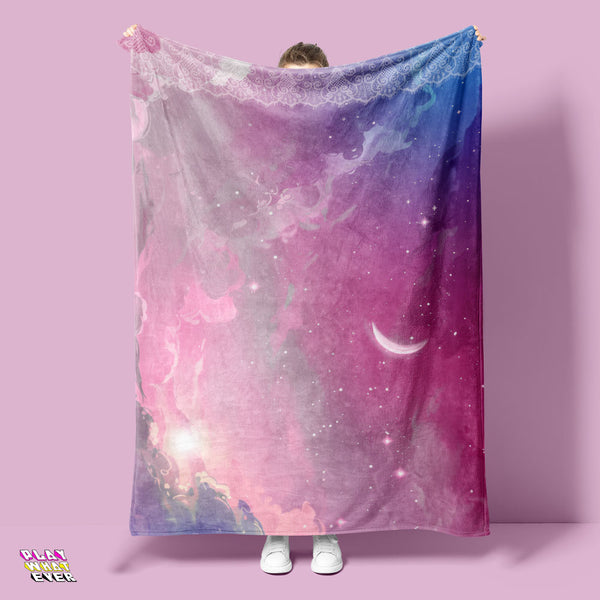 Dreamcloud Throw – Pink Dream Desk Cozy Blanket
