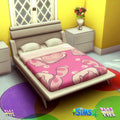 Sims 4 CC Cute Toast Kitten Plush Bed