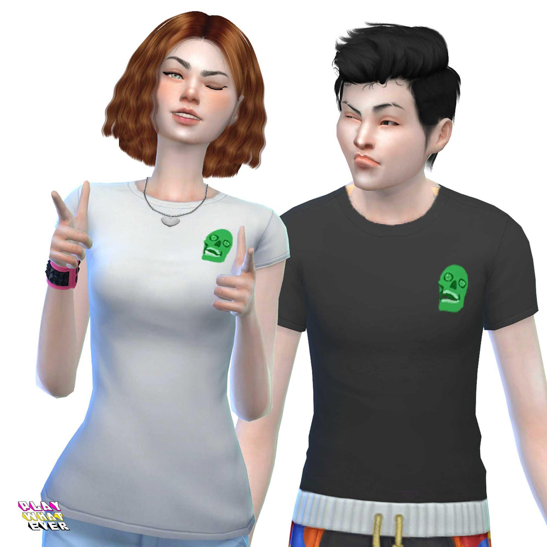 Sims 4 CC Demilich Shirt - PlayWhatever