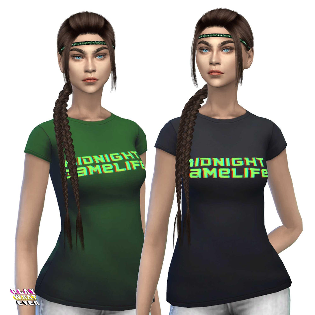 Sims 4 CC Midnight Game Life Shirt - PlayWhatever
