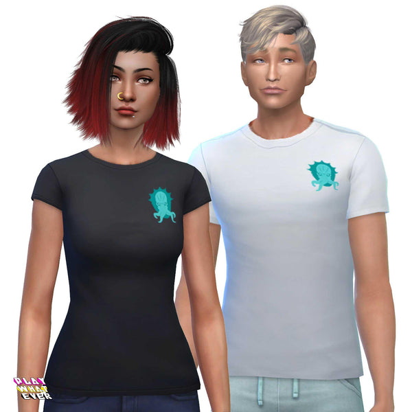 Sims 4 CC Mind Flayer Shirt - PlayWhatever