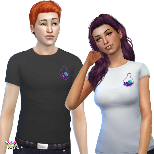 Sims 4 CC Poison Shirt - PlayWhatever