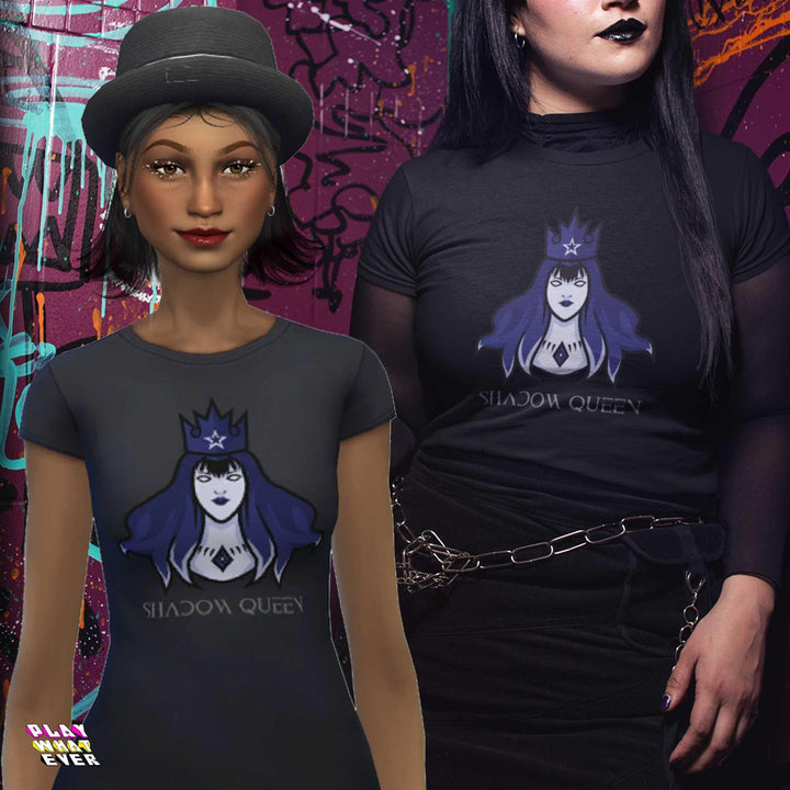 Sims 4 CC Shadow Queen Shirt - PlayWhatever