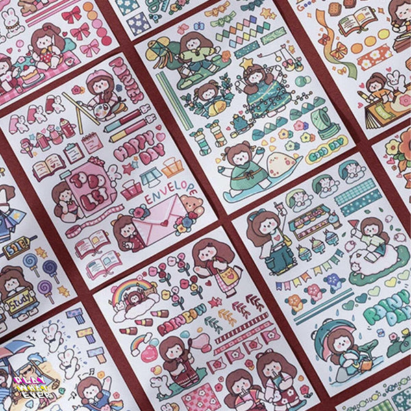 Enjoying Life of Colors Sticker Sheet