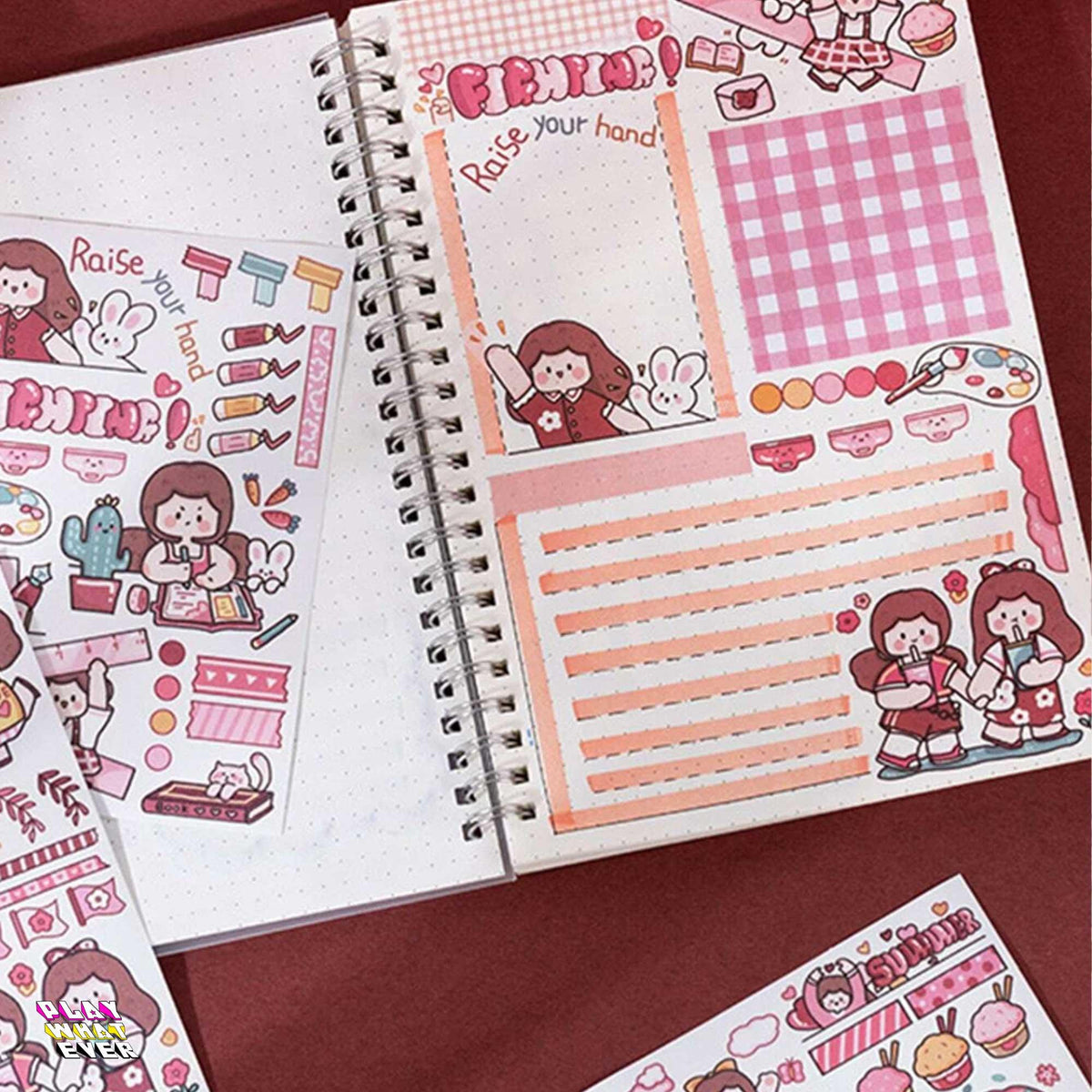 Enjoying Life of Colors Sticker Sheet