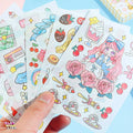Cute, Colorful Washi Sticker Craft Sheets