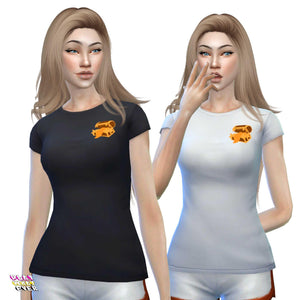 Sims 4 CC Mimic Shirt - PlayWhatever