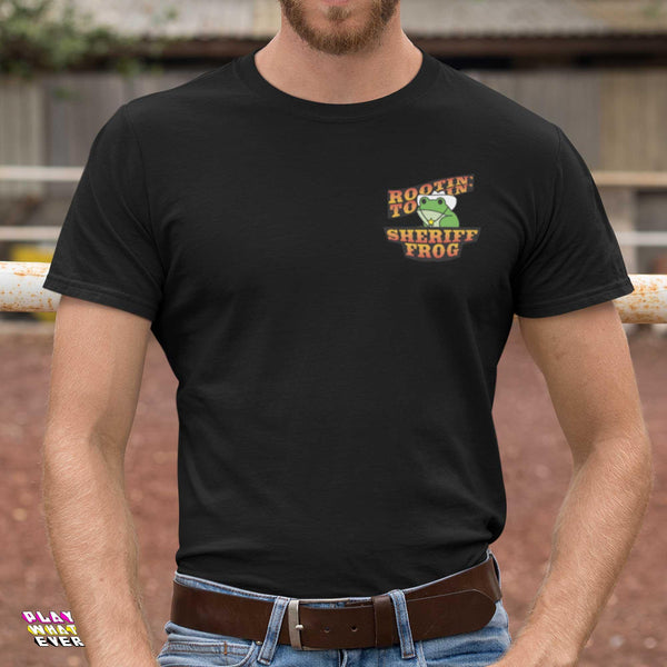 Sheriff Frog Unisex T-Shirt - PlayWhatever