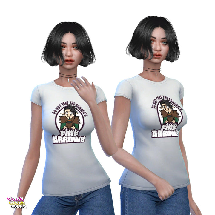 Sims 4 CC Ranger Arrow T-Shirt - PlayWhatever