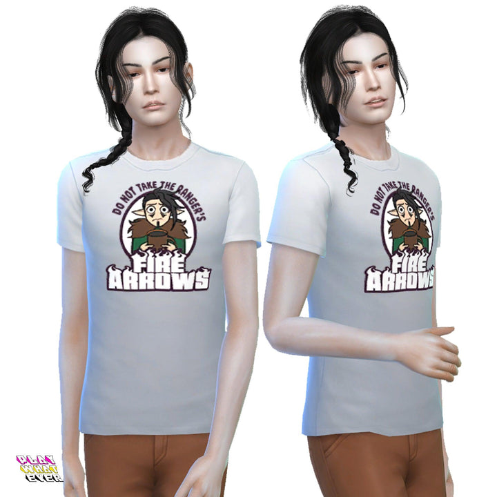 Sims 4 CC Ranger Arrow T-Shirt - PlayWhatever