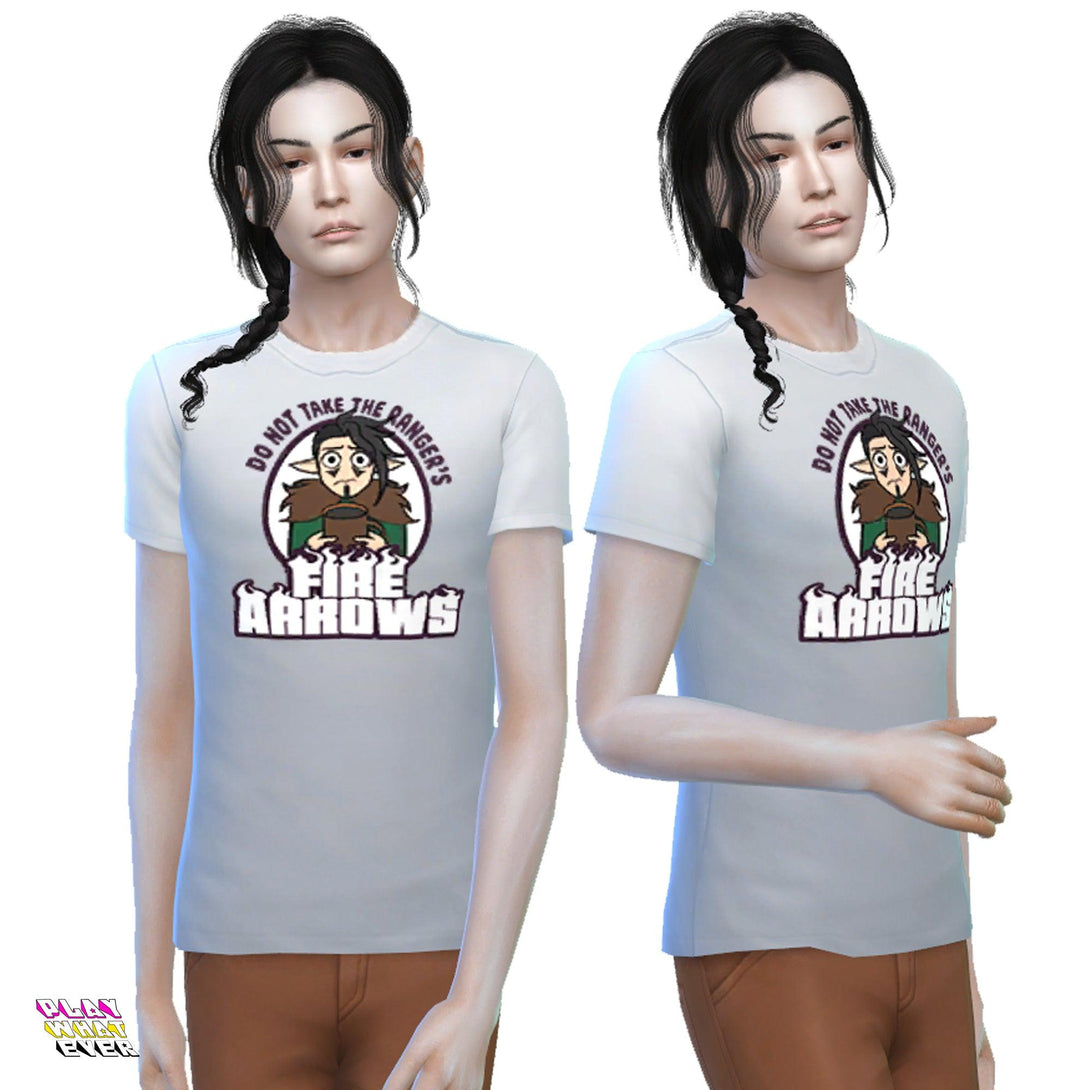 Sims 4 CC Ranger Arrow T-Shirt - PlayWhatever