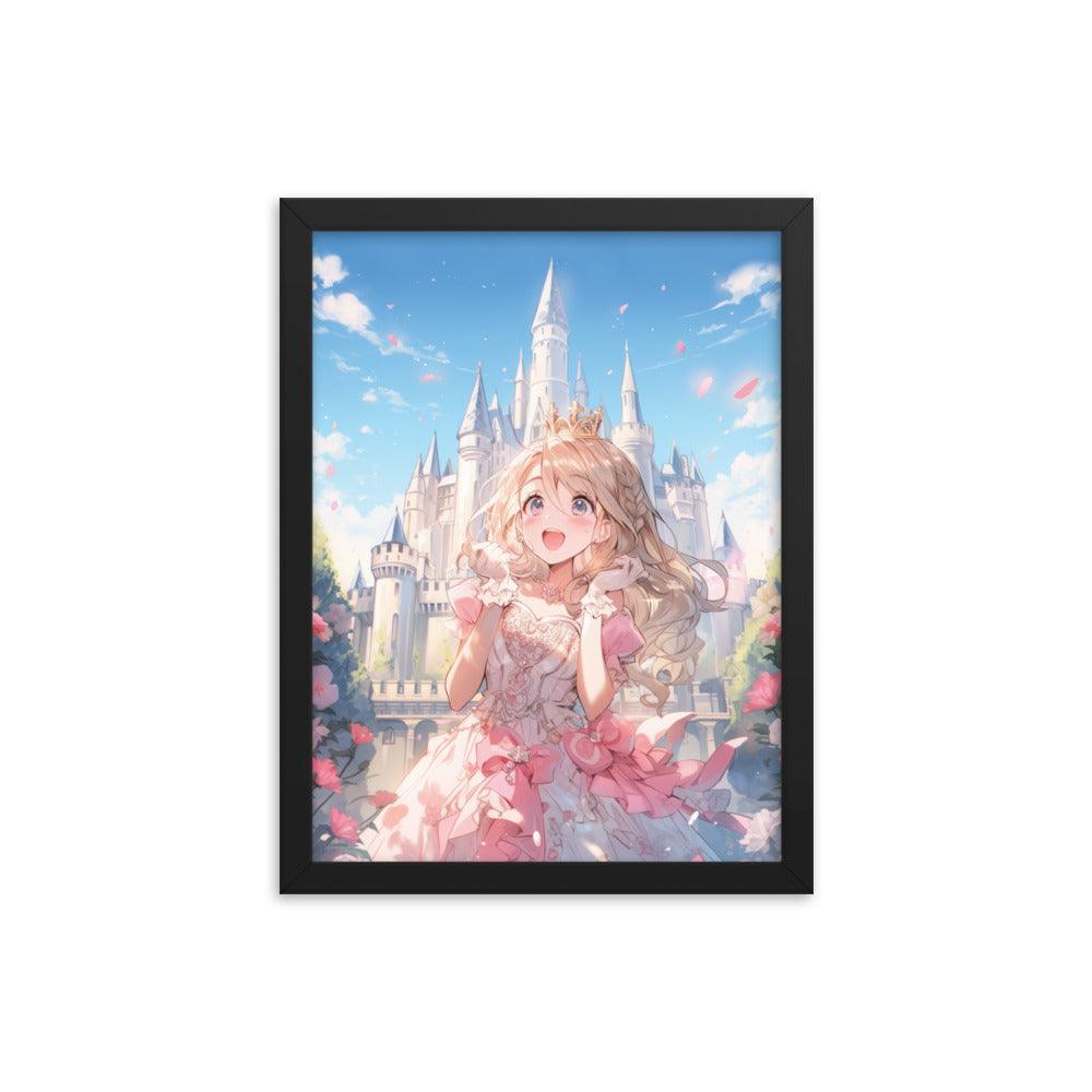 Princess Song in the Garden Anime Poster with Frame - PlayWhatever