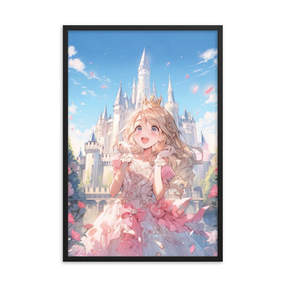 Princess Song in the Garden Anime Poster with Frame - PlayWhatever