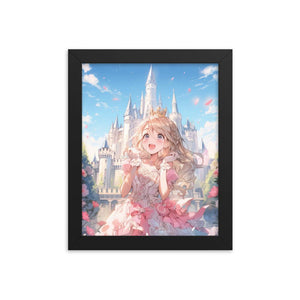 Princess Song in the Garden Anime Poster with Frame - PlayWhatever